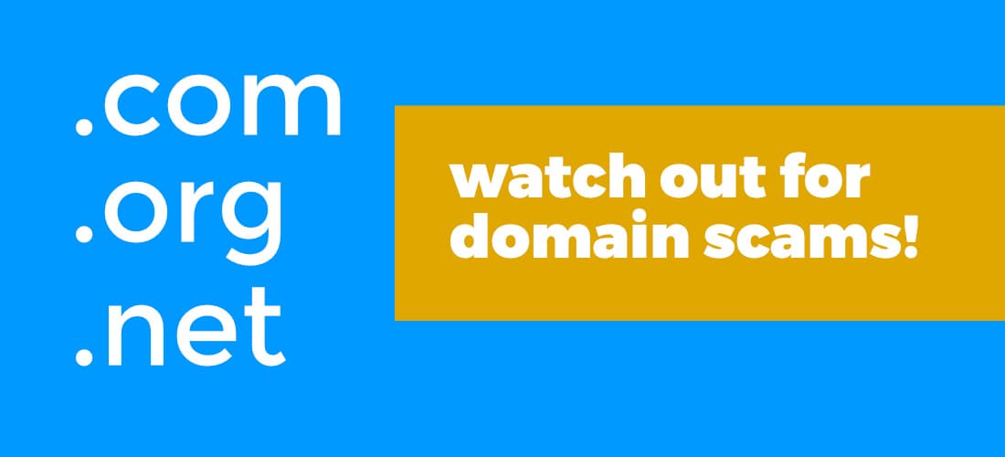 Domain Name Scams