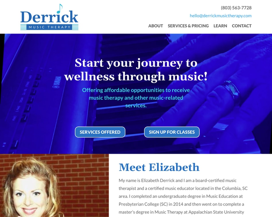 Derrick Music Therapy