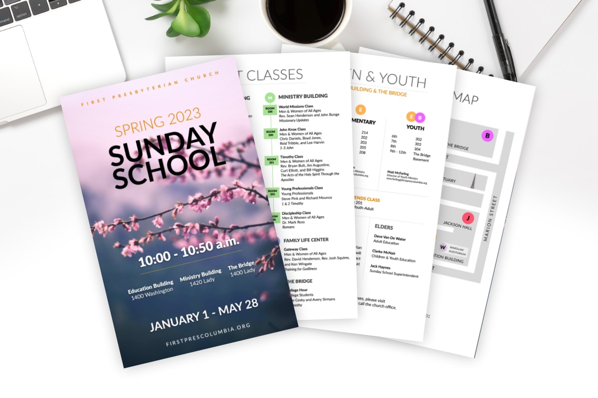 Sunday School Brochure